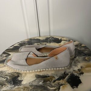 Verbenas Cruz Suede Espadrille Flats